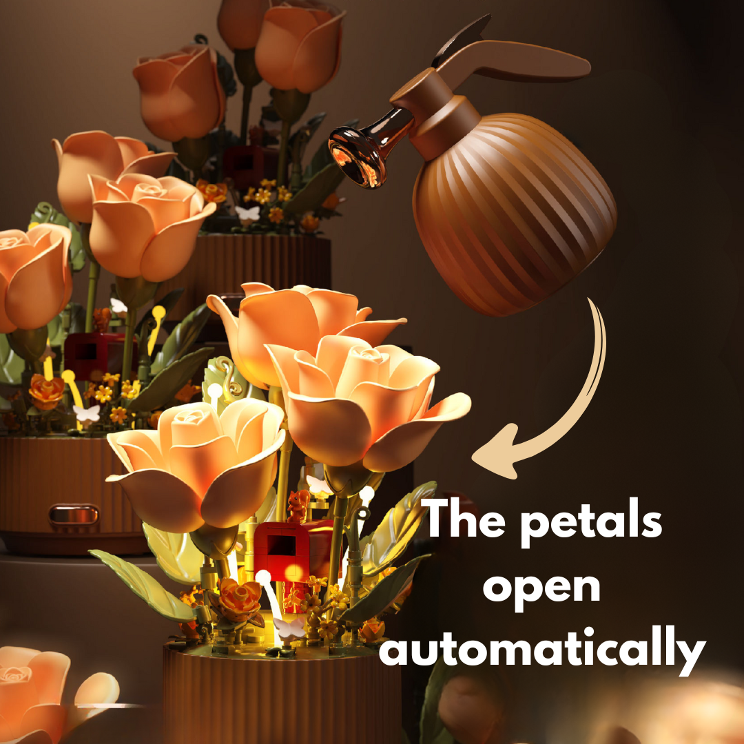 Flower Decor with Moving Petals