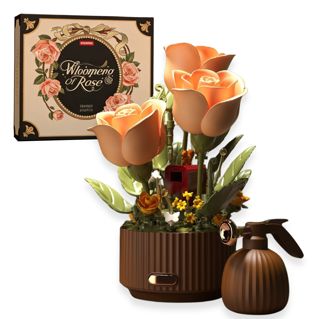 Flower Decor with Moving Petals